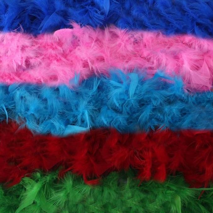 Syal Bulu - Bulu Akseses - Syal Bulu Ayam Kasuari - 15 Meter