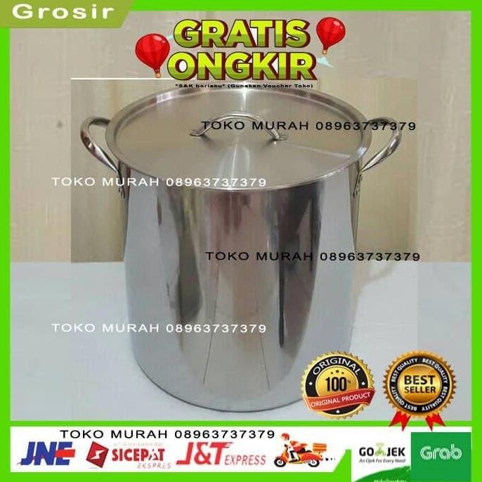 PANCI Tong 40 Liter KUKUS STEAMER Tim Mie Air Nasi Ketupat Lontong