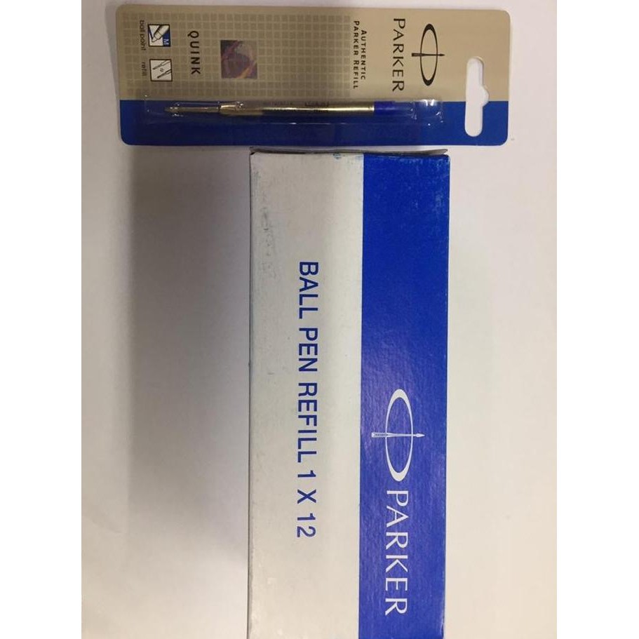 

tersedia refill ballpoint parker original blue | isi pulpen warna biru