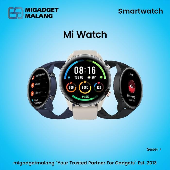 Zjs Xiaomi Mi Watch Smartwatch Jam Tangan Xiaomi Watch