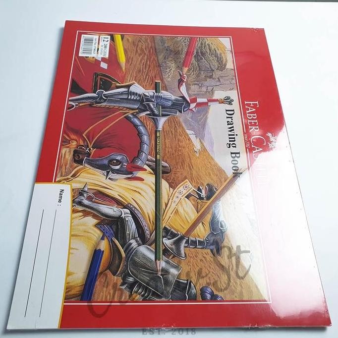 

Faber Castell Faber-Castell Sketch Book Drawing Book A3 Buku Sketsa 42 Cm x 30 Cm 12 Lembar