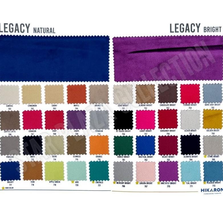 New - Kain Interior Hikaron Beludru / Bludru Halus - Legacy (Furniture, Sofa, Jok, Kursi, Sarung Ban