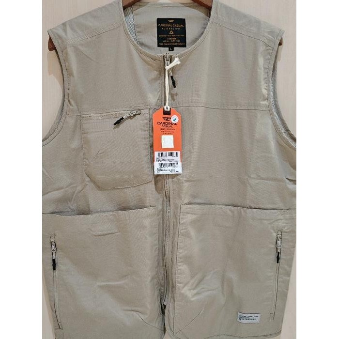Rompi Cardinal Pria Regular Fit Vest ERL0010.05D - M