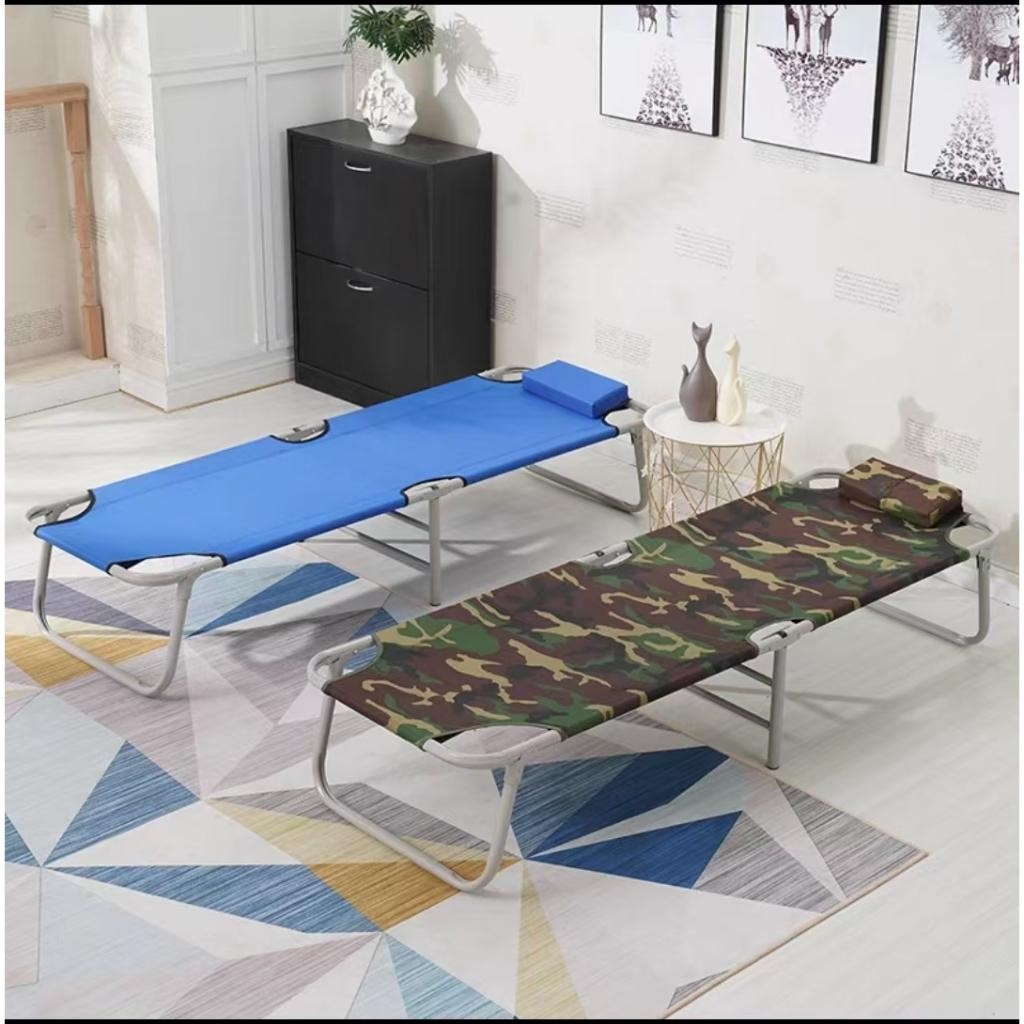 Folding Bed Ranjang Lipat Velbed Ranjang Lipat Portable Ranjang Camping Piknik