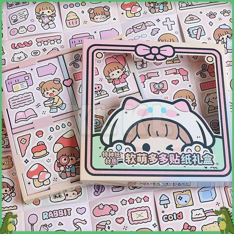 

Iq45 Klkl Buku Stiker Dodojam Sticker 72 Lembar Versi Stiker Alat Tulis Stiker Box Sticker Kotak Kecil Kartun Anti Air Bahan Pet Iq45