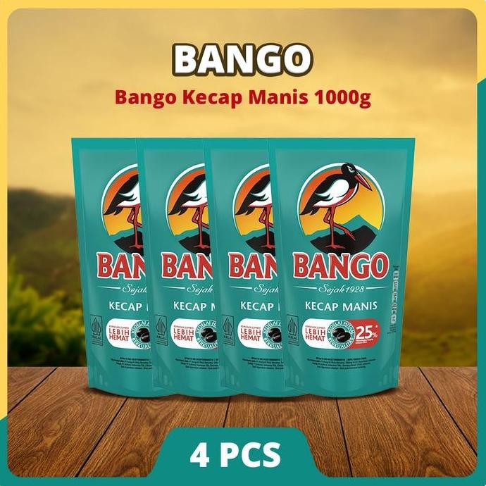 

[HARGA SPESIAL] Bango Kecap Manis 950g Isi 4 SS