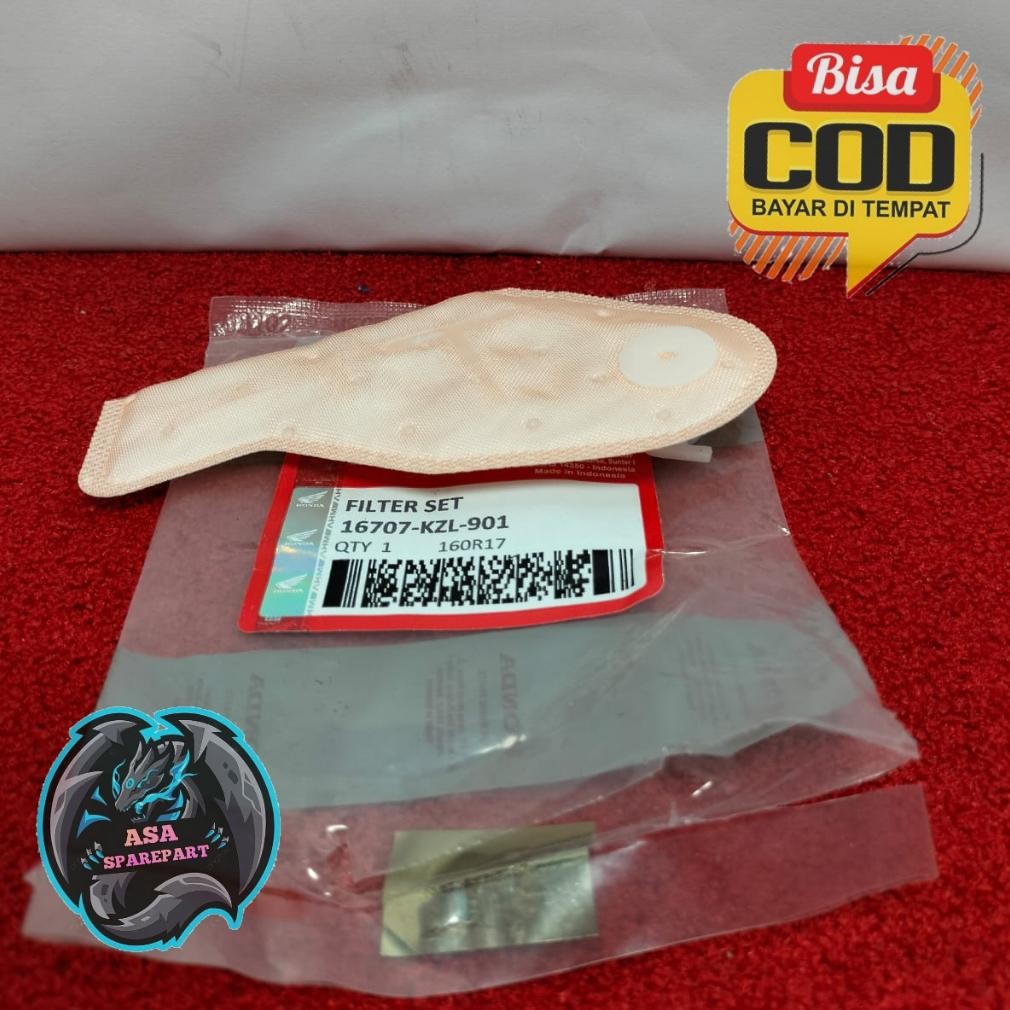 Prermium Filter Bensin Asli Original Honda Kzl Untuk Motor Beat Fi, Spacy Fi, Scoopy Fi, Vario 110 F