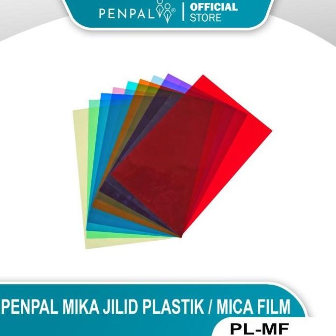 

Sale Penpal Mika Jilid Plastik/ Mica Film Warna Pl-Mf [100 Sheets]