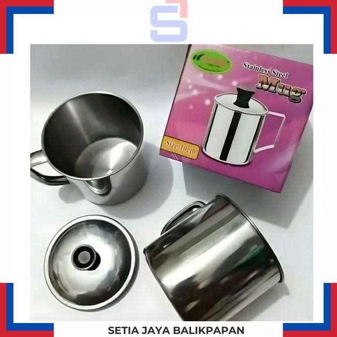 `````````] Mug/gelas stainless komodo 12 cm