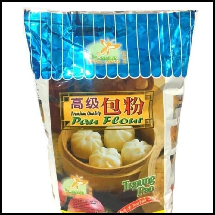 

Tepung Pao Happy Grass / Tepung Bakpau / Bapao Flour / Pau Fl ou r