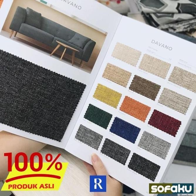 TERBARU DAVANO REGENCY - KAIN KANVAS JEPANG SOFA/FABRIC KURSI - BAHAN TEBAL