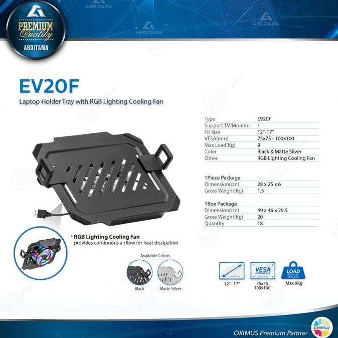 

Sale Bracket Laptop Notebook Computer Holder Stand Plate Mount Oximus Ev20F Desk