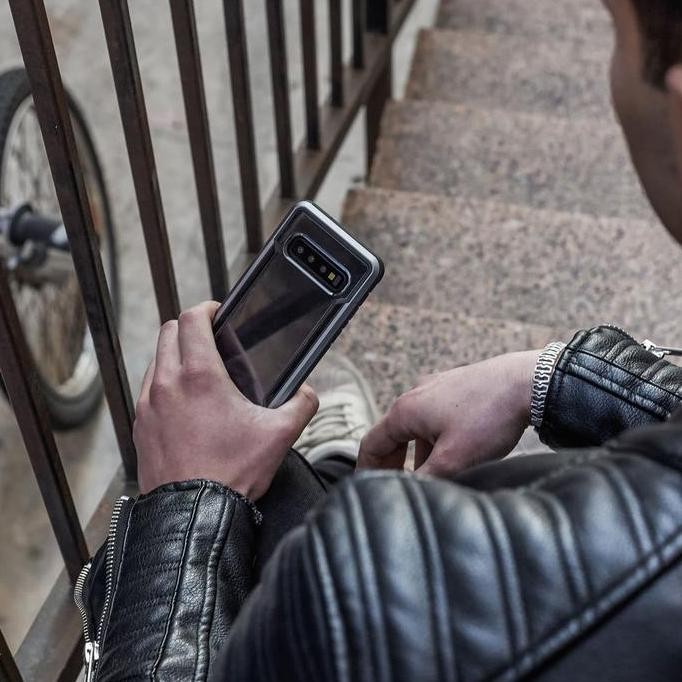 SAMSUNG GALAXY S10 X-DORIA DEFENSE SHIELD CLEAR CASE COVER ORIGINAL Terlaris