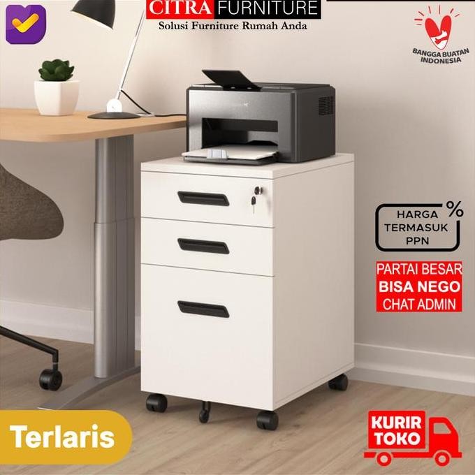 

Sale Shumo Drawer Cabinet Besi 3 Laci Susun | Nakas Kabinet Arsip Roda