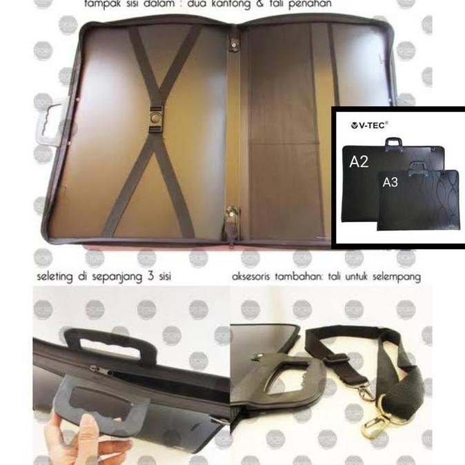 

Sale Drawing Bag Artist Case Art Portofolio Bag Map Tas Gambar A2 A3