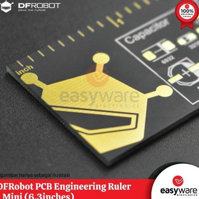 

DFRobot PCB Engineering Ruler - Mini (6.3inches) Penggaris DFRobot Ori