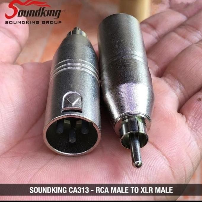 READY ADAPTER RCA TO XLR MALE - KONVERTER KABEL AUDIO JACK RCA KE CANON XLR MALE