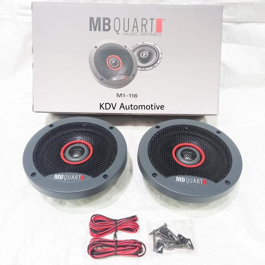 Terlaris Speaker Coaxial Mb-Quart M1-116 6 Inch / Speaker 6 Inch Mobil Mb-Quart