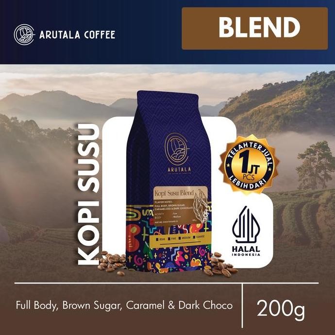 

READY KOPI SUSU KEKINIAN ARUTALA BLEND 200G - KOPI BUBUK ASLI NIKMAT