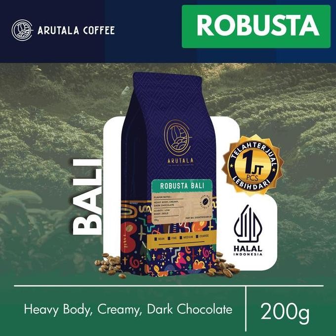 

READY KOPI BALI ROBUSTA ARUTALA 200G - KOPI PREMIUM ASLI KHAS BALI