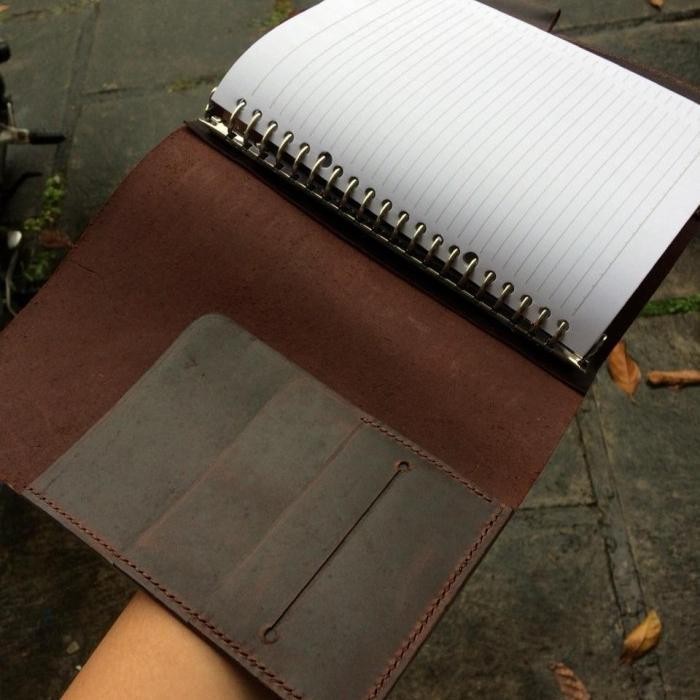 

Sp Notebook Kulit Asli/ Binder Custom Handmade Stationery Paper