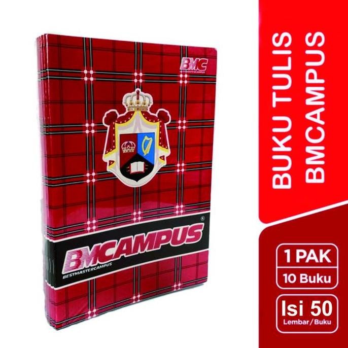 

Buku Tulis Campus Isi 50Lbr (1Pak Isi 10Pcs)