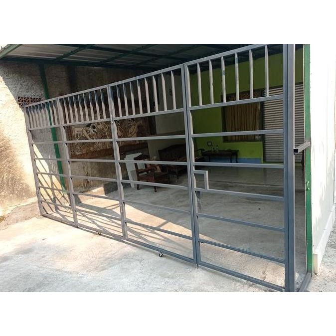 ~~~~~] Pagar Lipat Minimalis Besi Holo