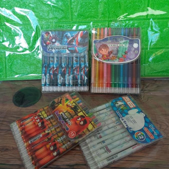 

monggo] Crayon putar 12 warna