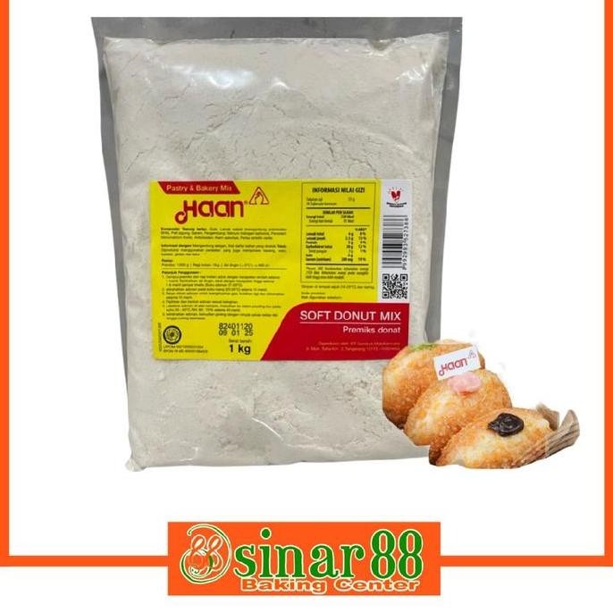 

\"\"\"\] HAAN SOFT DONUT MIX 1KG(TEPUNG INSTAN)