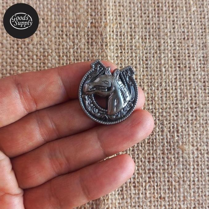 

*#*#*#] Horse - Saddle Screwback Concho Wallet Bag Belt Leather Craft Accessories