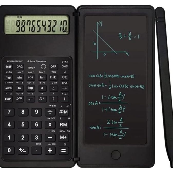 

Kalkulator Lipat Calculator ilmiah Scientific E-Writer LCD Note Pen S9