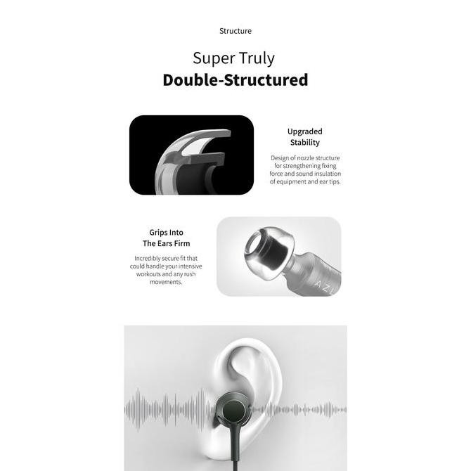 Azla Sednaearfit Crystal Standard For Iem & Tws | Lsr Silicone Eartips