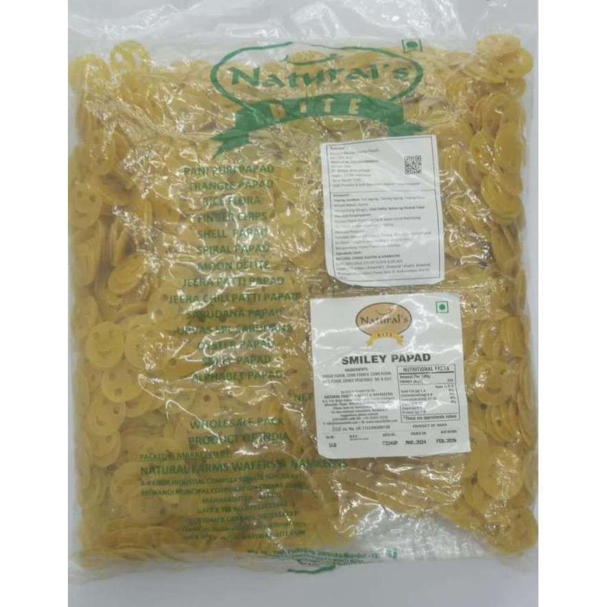 

siap kirim] Natural Smiley Papad 1 kg