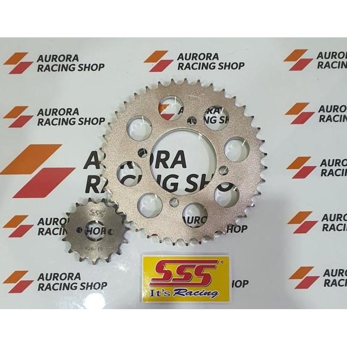Gear Sss 428 Set Depan & Belakang Jupiter Mx 135 Old / New