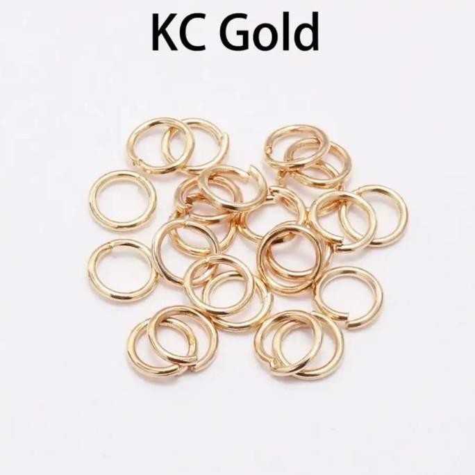 hanya disini] Jump Ring rings Bulat 8mm Rose Gold