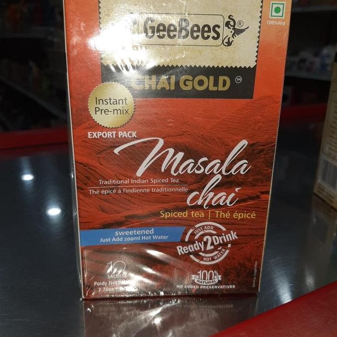 

>>>>>] geebees chai gold masala sweetened 220 gm