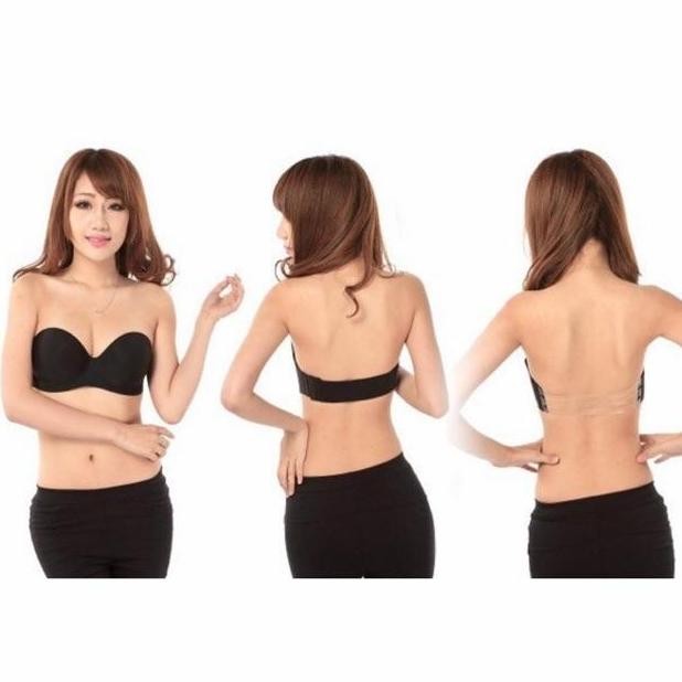 Produk Baru Bra Tali Transparan | Nu Bra Strepless | BH Tempel Transparan Tanpa Tali