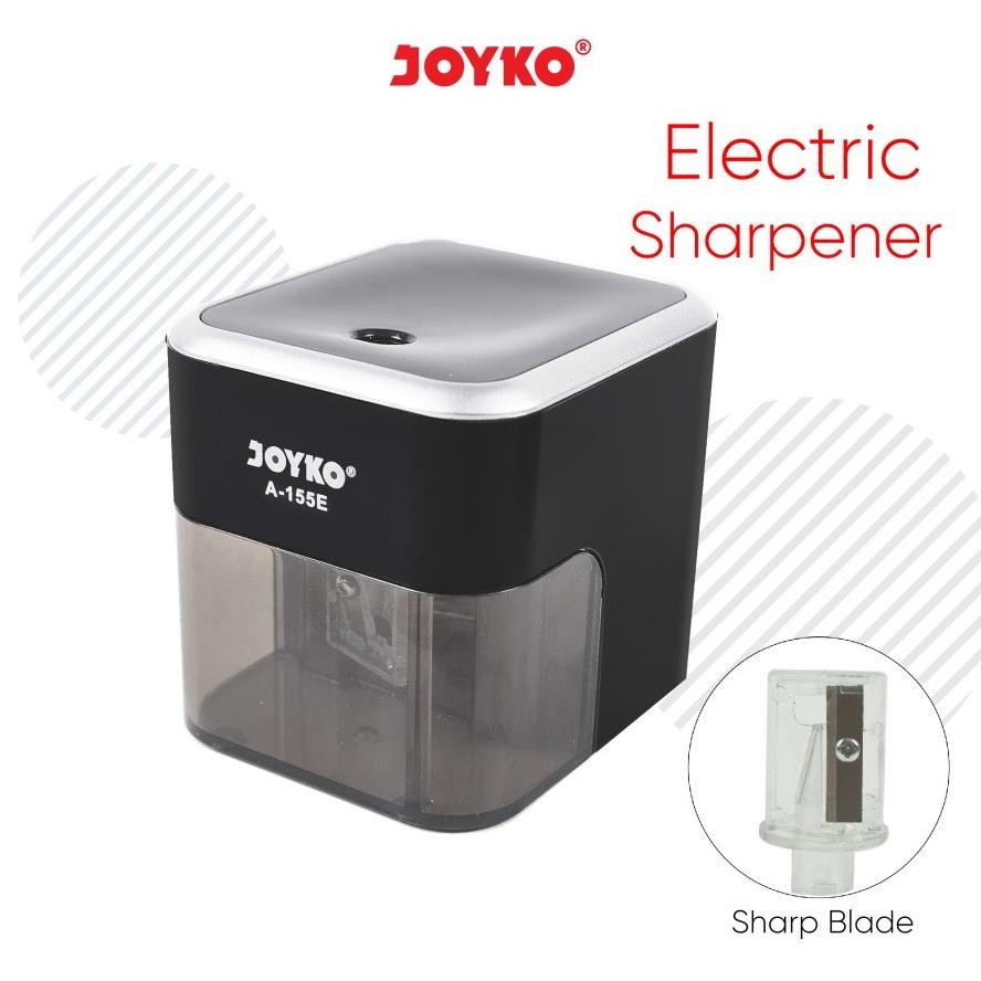 

Sharpener Rautan Pensil Elektrik A155E - Serutan Otomatis Electric JOYKO A-155E