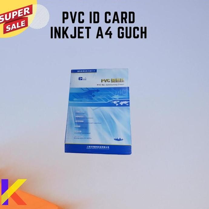 

Pvc Id Card Inkjet A4 Guch - Bahan Cetak Id Card Printer Khusus Original