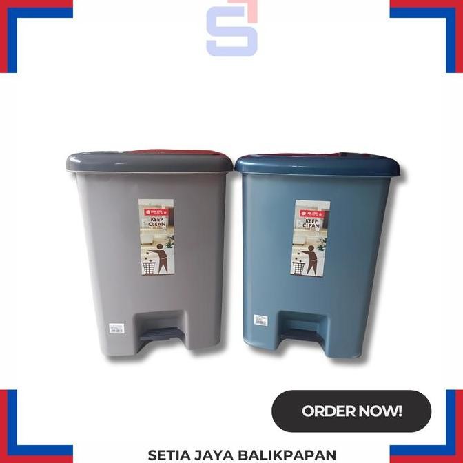 +%+%+%] Tempat sampah injak Lion star 25 liter