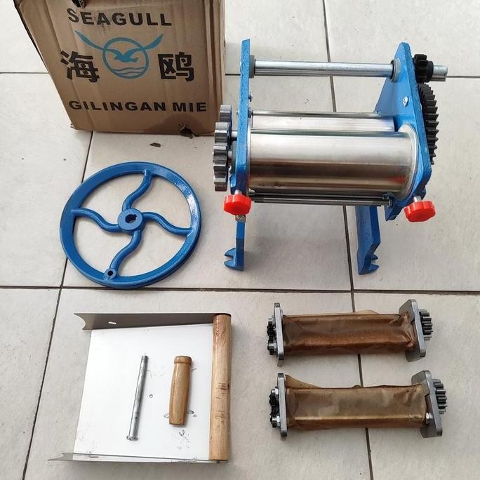 MESIN GILING GILINGAN ALAT CETAK BIKIN MI MIE NOODLE MAKER SEAGULL ORIGINAL DAN TERPERCAYA