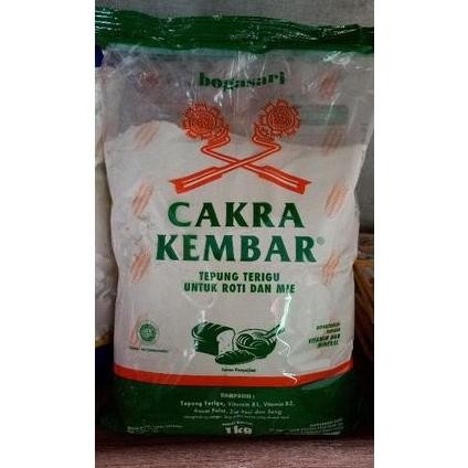 

`````````] Tepung Terigu Cakra Kembar Kemasan Bening 1kg