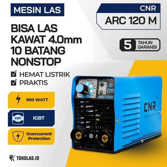 Mesin Travo Trafo Las MMA Stick Inverter Welding CNR ARC 120 M Ampere IGBT 900 Watt Kecil Hemat List