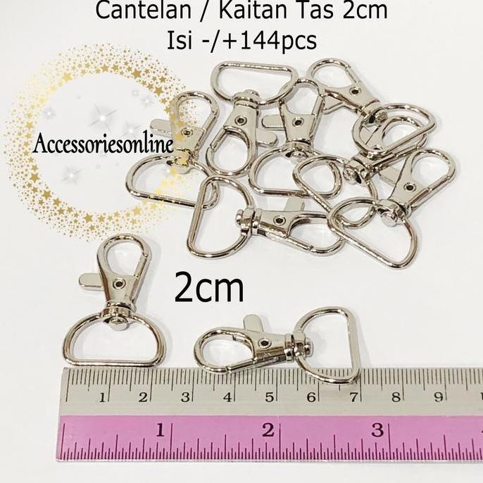 

Cantelan Pengait Besi Id Card Ukuran 2Cm K77 Isi 144 Pcs Original