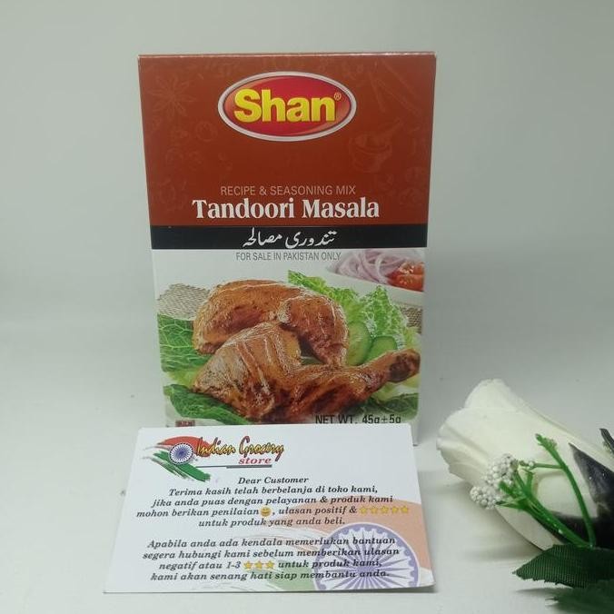 

Buruan serbu] TANDOORI MASALA SHAN 50GR