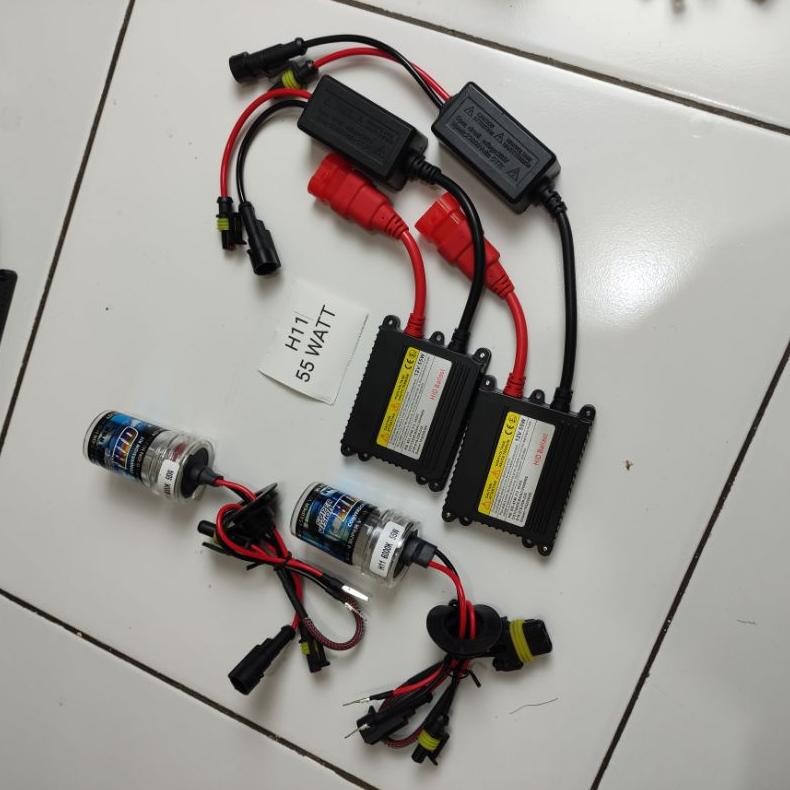 Qv21 Lampu Hid Mobil H4 H7 H1 H11 55 Watt 6000K