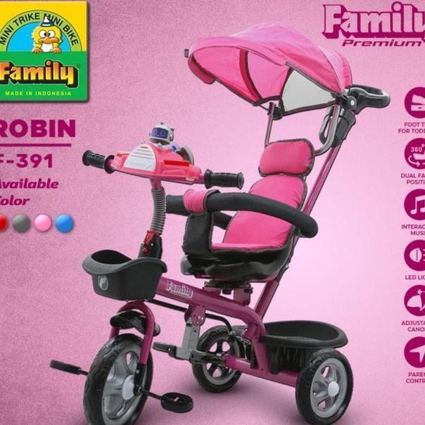 Sepeda Anak Roda 3 Family 968 Torro F 969 El Tno Amos F363 392 Roma 391 Robin