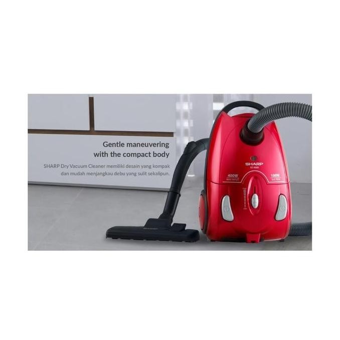 Sharp Dry Vacum Cleaner Low Watt/Hemat Listrik 400 Watt Ec-8305
