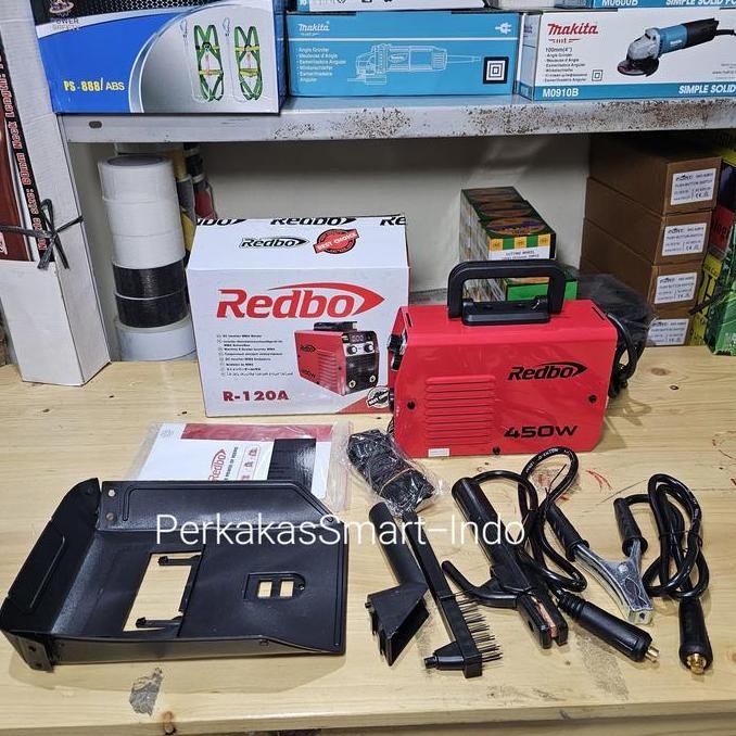 REDBO mesin las mma 120a merah 450 watt/travo las 120 a redbo r-120/trafo las 120 ampere/inverter we