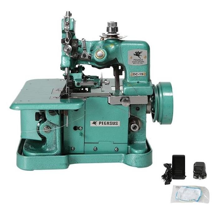 

Ready oke] Mesin jahit obras 3 benang Pegasus DC-1S + dinamo + Meja Kaki